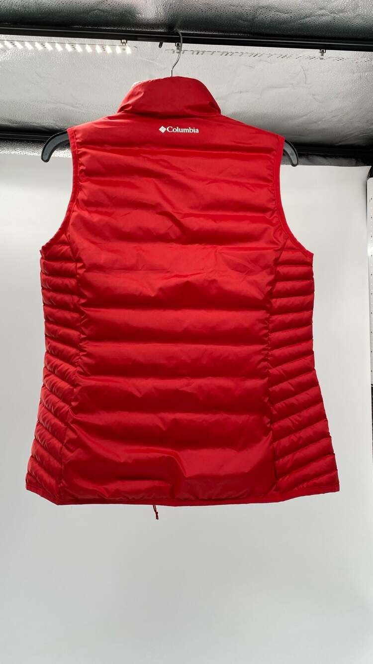 Columbia Nebraska Cornhuskers Women's Reversible Puffer Vest